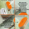 LUMISORA SteamPaw — 3-in-1 Electric Steam Pet Grooming Brush