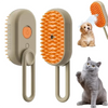 LUMISORA SteamPaw — 3-in-1 Electric Steam Pet Grooming Brush