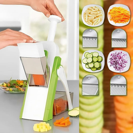 LUMISORA™ FreshSlice Pro – 4-in-1 Vegetable Slicer & Grater