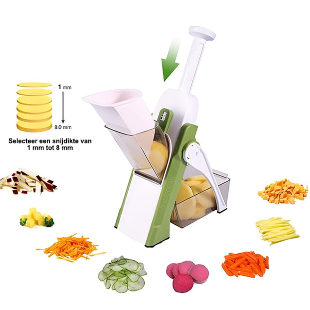 LUMISORA™ FreshSlice Pro – 4-in-1 Vegetable Slicer & Grater