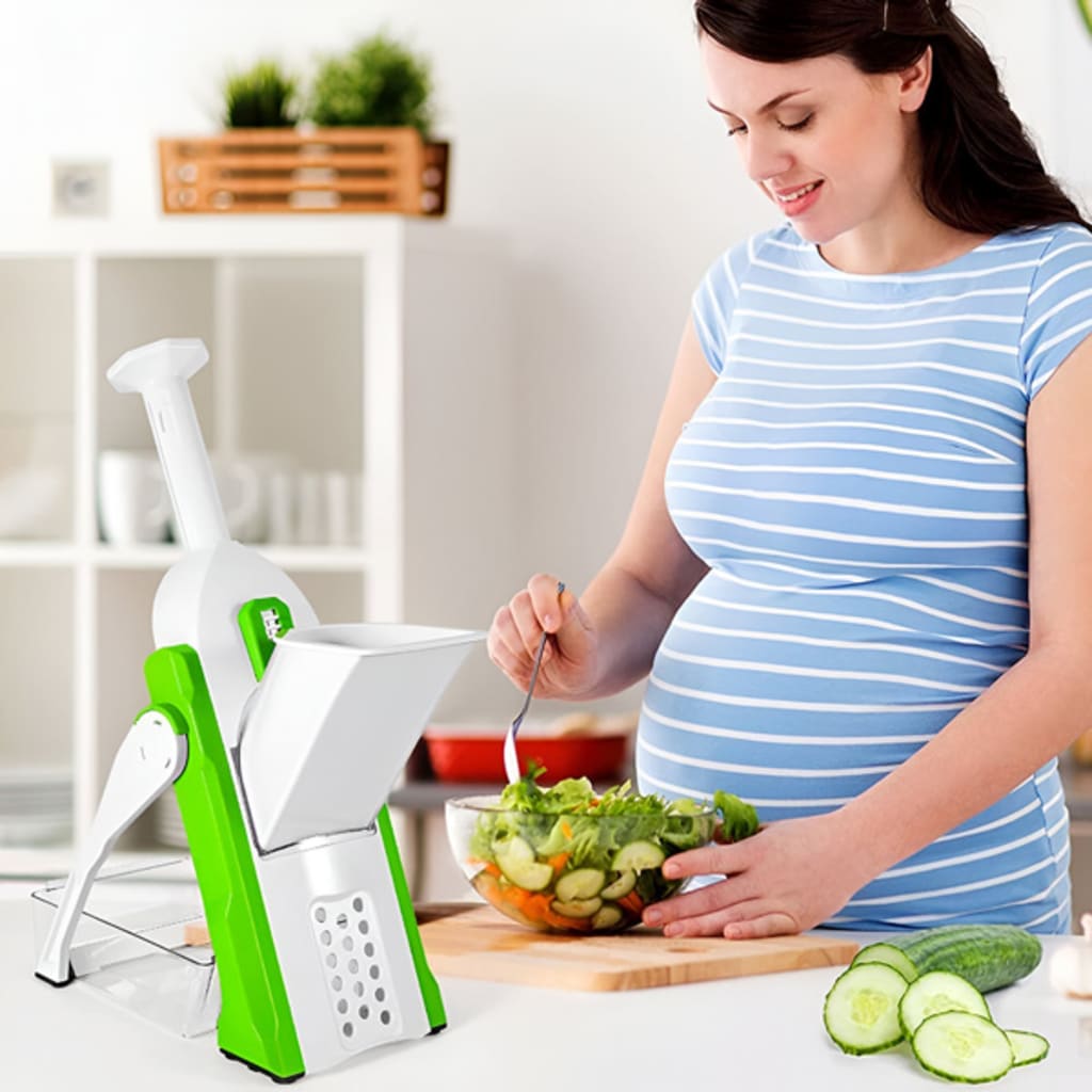 LUMISORA™ FreshSlice Pro – 4-in-1 Vegetable Slicer & Grater